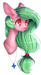 Size: 684x1245 | Tagged: safe, artist:clefficia, oc, oc only, pony, female, heart eyes, jewelry, mare, pendant, requested art, simple background, solo, transparent background, wingding eyes