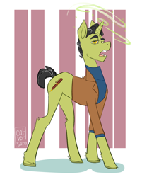 Size: 1280x1592 | Tagged: safe, artist:catversary, derpibooru import, pony, crossover, ponified, trollhunters, tumblr, walter strickler