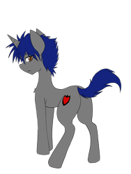 Size: 3024x4032 | Tagged: safe, artist:steelsoul, oc, oc only, oc:strong defence, pony, absurd resolution, looking back, male, plot, simple background, solo, stallion, transparent background