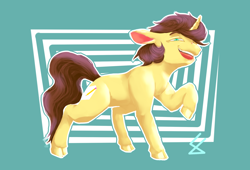 Size: 2500x1700 | Tagged: safe, artist:fizzlesoda2000, derpibooru import, oc, pony, unicorn, cloven hooves, looking at you, male, solo