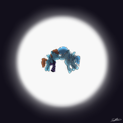 Size: 2400x2400 | Tagged: safe, artist:icywindthepony, derpibooru import, oc, oc only, oc:icy wind, oc:serendipity, female, kissing, male, moon, night, shipping, sky, straight