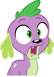 Size: 7004x10000 | Tagged: safe, artist:foxarasta, derpibooru import, edit, editor:slayerbvc, spike, dog, equestria girls, equestria girls (movie), absurd resolution, accessory-less edit, jaw drop, male, missing accessory, simple background, solo, spike the dog, transparent background, vector, vector edit