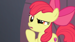 Size: 1920x1080 | Tagged: safe, derpibooru import, screencap, apple bloom, surf and/or turf, solo