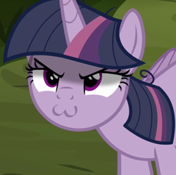 Size: 1600x1594 | Tagged: safe, derpibooru import, edit, edited screencap, screencap, mean twilight sparkle, alicorn, the mean 6, :3, >:3, clone, cropped