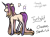 Size: 1239x908 | Tagged: safe, artist:jaysey, derpibooru import, oc, oc only, unicorn, color palette, female, gradient hooves, mare, offspring, parent:cheese sandwich, parent:twilight sparkle, parents:twicheese, simple background, solo, transparent background