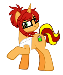 Size: 1546x1840 | Tagged: safe, artist:grapefruitface1, derpibooru import, pony, pony creator, danger mouse, ponified, professor squawkencluck, simple background, solo, transparent background