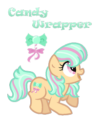 Size: 585x694 | Tagged: safe, artist:andy-hazards, derpibooru import, oc, oc only, oc:candy wrapper, earth pony, pony, base used, female, filly, magical lesbian spawn, offspring, parent:bon bon, parent:lyra heartstrings, parents:lyrabon, simple background, solo, transparent background