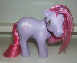 Size: 525x433 | Tagged: safe, derpibooru import, pony, g1, female, irl, mare, photo, solo, sweet scoops, toy