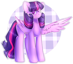 Size: 2197x1912 | Tagged: safe, artist:anisa-mlp222, derpibooru import, twilight sparkle, twilight sparkle (alicorn), alicorn, pony, cute, female, looking at you, mare, one wing out, simple background, smiling, solo, starry eyes, transparent background, wingding eyes