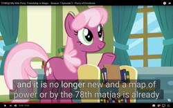 Size: 1920x1200 | Tagged: safe, screencap, cheerilee, pony, a flurry of emotions, meme, youtube caption