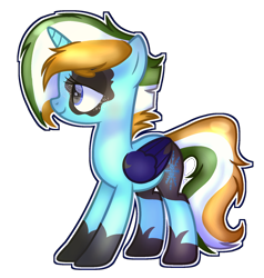 Size: 1724x1812 | Tagged: safe, artist:spectrumnightyt, derpibooru import, oc, oc:snowflake crystal, alicorn, pony, colored wings, female, mare, simple background, solo, transparent background