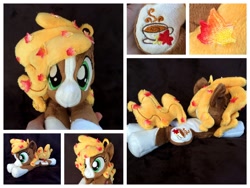 Size: 1600x1200 | Tagged: safe, artist:equinepalette, derpibooru import, oc, oc only, oc:honey apple cider, earth pony, pony, beanie (plushie), female, irl, mare, photo, plushie, solo