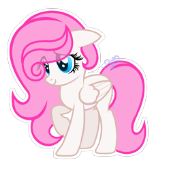 Size: 1240x1252 | Tagged: safe, artist:101xsplattyx101, derpibooru import, oc, pegasus, pony, base used, female, mare, simple background, solo, transparent background, white outline