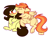 Size: 1024x784 | Tagged: safe, artist:whitehershey, derpibooru import, oc, oc only, oc:carrot spring, oc:white hershey, pony