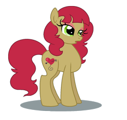 Size: 938x892 | Tagged: safe, artist:lieutenantkyohei, derpibooru import, oc, oc:cupid shuffle, earth pony, pony, female, mare, offspring, parent:cheese sandwich, parent:pinkie pie, parents:cheesepie, simple background, solo, transparent background