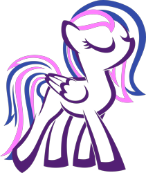 Size: 3000x3550 | Tagged: safe, artist:up1ter, derpibooru import, oc, oc:scarlett shadows, pegasus, pony, lineart, minimalist, modern art, simple background, solo, transparent background