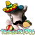 Size: 480x480 | Tagged: safe, artist:toyminator900, derpibooru import, oc, oc only, facial hair, food, moustache, plushie, simple background, sombrero, taco, transparent background