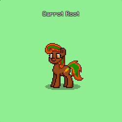 Size: 399x399 | Tagged: safe, artist:sb1991, derpibooru import, oc, oc:carrot root, earth pony, pony, pony town