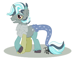 Size: 1024x827 | Tagged: safe, artist:jaythecatlover, derpibooru import, oc, oc:moonshine, draconequus, hybrid, base used, interspecies offspring, male, offspring, parent:discord, parent:trixie, parents:trixcord, simple background, solo, transparent background