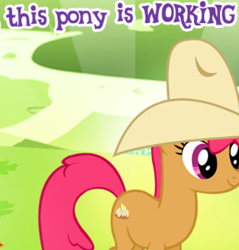 Size: 302x316 | Tagged: safe, derpibooru import, cowboy hat, gameloft, hat, meme, solo, wow! glimmer