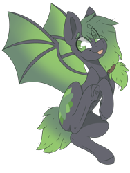 Size: 1932x2576 | Tagged: safe, artist:realfablepony, derpibooru import, oc, oc:trinity, bat pony, pony, female, mare, simple background, solo, transparent background