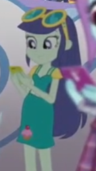 Size: 244x436 | Tagged: safe, derpibooru import, screencap, blueberry cake, better together, equestria girls, rollercoaster of friendship, cropped, solo focus