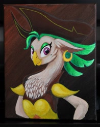 Size: 1280x1634 | Tagged: safe, artist:horseez, derpibooru import, captain celaeno, my little pony: the movie, bust, painting, portrait, traditional art