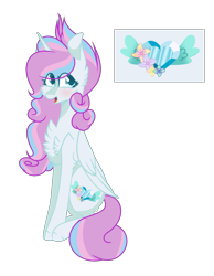 Size: 2001x2577 | Tagged: safe, artist:crystalhearts123yt, derpibooru import, oc, oc:crystal hearts, alicorn, pony, base used, chest fluff, female, mare, offspring, parent:princess cadance, parent:shining armor, parents:shiningcadance, simple background, solo, transparent background