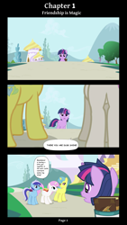 Size: 2185x3881 | Tagged: safe, artist:darkstorm mlp, derpibooru import, citrus heart, crest (r63), dusk shine, lemon hearts, minuette, twilight sparkle, twinkleshine, earth pony, pony, unicorn, comic:friendship is magic 63, friendship is magic, book, comic, dialogue, implied moondancer, rule 63, rule 63 thread, scene interpretation, sparkleshine