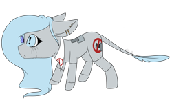 Size: 4500x2689 | Tagged: safe, artist:crazllana, oc, oc only, oc:silent, butterfly, pony, robot, robot pony, absurd resolution, crying, female, filly, high res, simple background, solo, transparent background