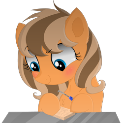 Size: 3500x3500 | Tagged: safe, artist:darkest-lunar-flower, derpibooru import, oc, oc:elegant etcher, earth pony, pony, blushing, chest fluff, cute, ear fluff, simple background, smiling, transparent background