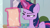 Size: 1920x1080 | Tagged: safe, derpibooru import, screencap, twilight sparkle, twilight sparkle (alicorn), alicorn, marks for effort, glowing horn, great moments in animation, levitation, magic, scroll, squint, subtitles, telekinesis, your mom