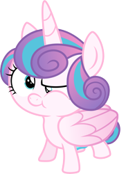 Size: 6001x8263 | Tagged: safe, artist:deratrox, princess flurry heart, alicorn, pony, a flurry of emotions, .svg available, absurd resolution, cute, flurrybetes, simple background, solo, transparent background, vector, war face