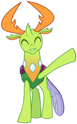 Size: 1738x2812 | Tagged: safe, artist:frownfactory, thorax, changedling, changeling, celestial advice, king thorax, male, simple background, solo, transparent background, vector