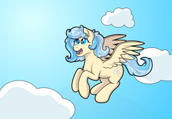 Size: 1024x709 | Tagged: safe, artist:moonlightfan, derpibooru import, oc, pegasus, pony, female, mare, solo, wings