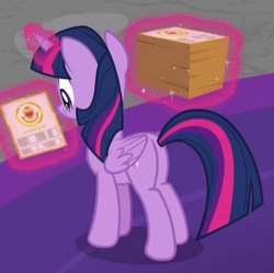 Size: 336x334 | Tagged: safe, derpibooru import, screencap, twilight sparkle, twilight sparkle (alicorn), alicorn, friendship university, cropped, plot, solo