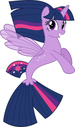 Size: 6738x11327 | Tagged: safe, artist:jhayarr23, derpibooru import, twilight sparkle, twilight sparkle (alicorn), alicorn, seapony (g4), surf and/or turf, absurd resolution, cute, seaponified, seapony twilight, simple background, species swap, transparent background, twiabetes, vector