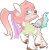 Size: 828x843 | Tagged: safe, artist:sweethearttarot, derpibooru import, oc, oc only, oc:benji, original species, pond pony, beard, facial hair, fawn pond, flower, outfit, ribbon, simple background, solo, transparent background, unshorn fetlocks