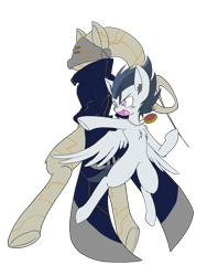 Size: 3024x4032 | Tagged: safe, artist:larrykitty, derpibooru import, rumble, oc, oc:blind loyalty, alternate element, alternate timeline, alternate universe, colts of harmony, element of loyalty, elements of harmony, simple background, transparent background