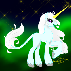 Size: 500x500 | Tagged: safe, artist:c3bydana, derpibooru import, pony, amalthea, ponified, solo, the last unicorn