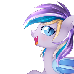 Size: 2000x2000 | Tagged: safe, artist:sugguk, oc, oc only, oc:moonlight waves, bat pony, pony, female, mare, simple background, solo, transparent background