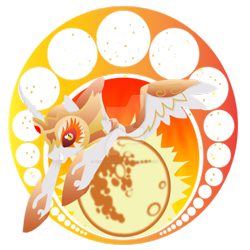 Size: 894x894 | Tagged: safe, artist:reihpmal, daybreaker, alicorn, pony, a royal problem, evil, evil celestia, lineless, simple background, solo, transparent background