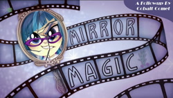 Size: 1280x720 | Tagged: safe, edit, edited screencap, screencap, juniper montage, equestria girls, mirror magic, spoiler:eqg specials, episode followup, equestria daily, title card