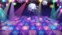 Size: 1136x640 | Tagged: safe, derpibooru import, 80s, background, dance floor, dance party, disco, disco ball, gameloft, no pony, rainbow lights party, retro