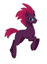 Size: 2801x3801 | Tagged: safe, artist:catlover1672, tempest shadow, pony, unicorn, my little pony: the movie, adult blank flank, blank flank, broken horn, eye scar, female, mare, scar, simple background, solo, transparent background