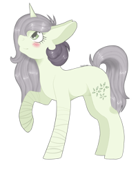 Size: 1200x1500 | Tagged: safe, artist:adostume, derpibooru import, oc, oc only, pony, unicorn, blushing, simple background, smiling, solo, transparent background