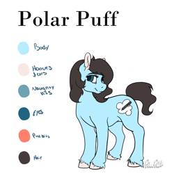 Size: 3000x3000 | Tagged: safe, artist:polar puff, derpibooru import, oc, oc only, oc:polar puff, earth pony, pony, female, mare, nudity, reference sheet, short mane, short tail, solo, unshorn fetlocks