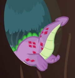 Size: 397x412 | Tagged: safe, derpibooru import, screencap, spike, dragon, molt down, season 8, spoiler:s08, cropped, feet, male, male feet, molting, stone scales