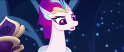 Size: 600x253 | Tagged: safe, derpibooru import, screencap, queen novo, jellyfish, seapony (g4), my little pony: the movie, animated, female, gif, mare, protection, queen novo's orb, solo, underwater