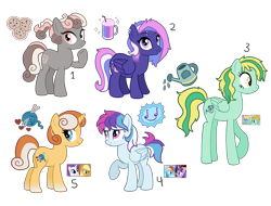 Size: 4689x3559 | Tagged: safe, artist:flipwix, derpibooru import, oc, oc only, earth pony, pegasus, pony, unicorn, adoptable, adopts, digital art, female, magical lesbian spawn, mare, offspring, parent:applejack, parent:lightning dust, parent:rainbow dash, parent:rarity, parent:twilight sparkle, parent:zephyr breeze, parents:rarijack, parents:twidash, piercing, simple background, transparent background